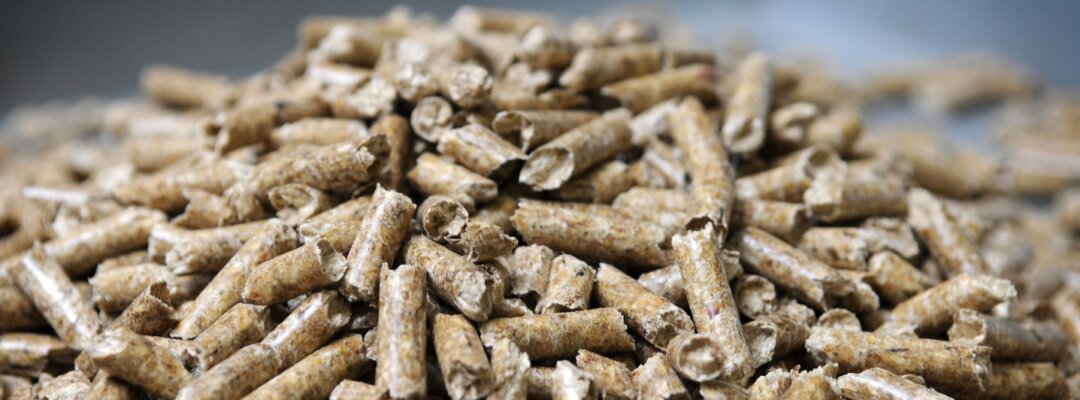 Close up of biomass commodity 